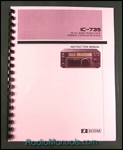 Icom IC-735 Instruction Manual - Click Image to Close